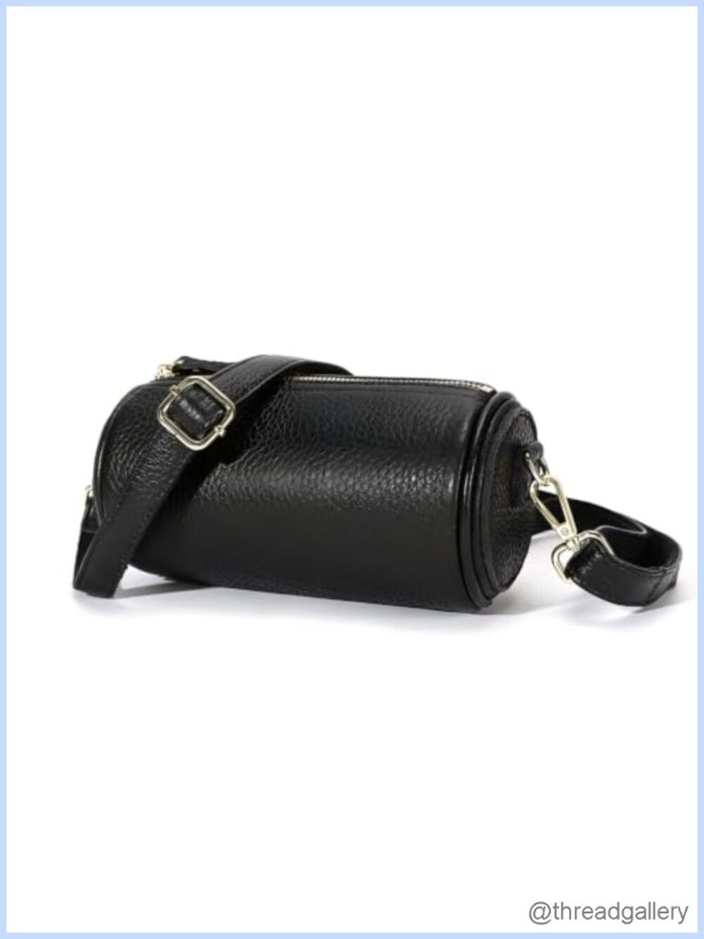 Genuine Leather Crossbody Bag Small Shoulder Purse Multi Pockets Adjustable